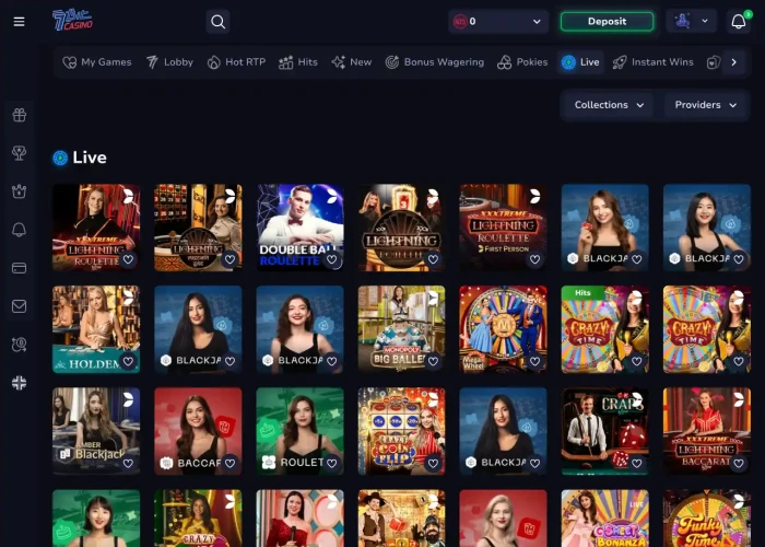 Live Dealer Games at 7Bit