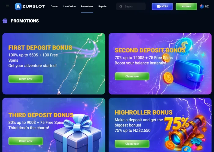 Promotions and Bonuses