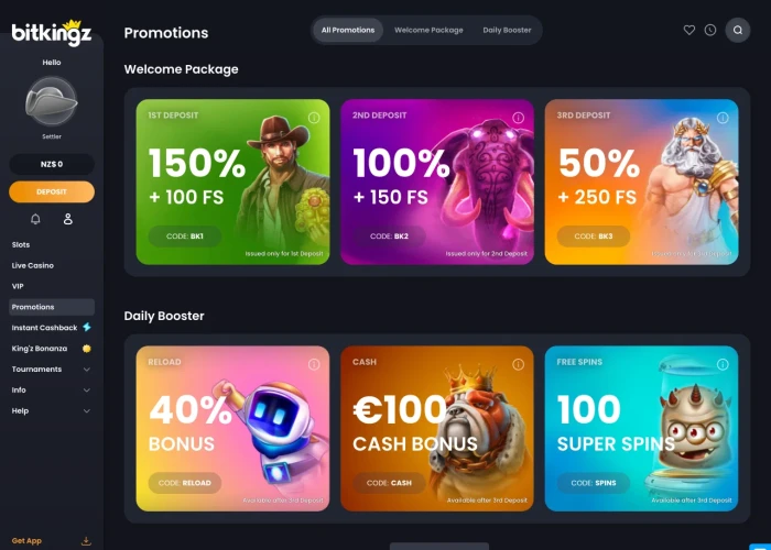 Promotions and Bonuses