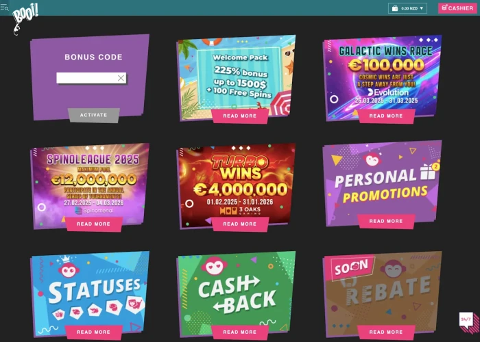 Promotions and Bonuses