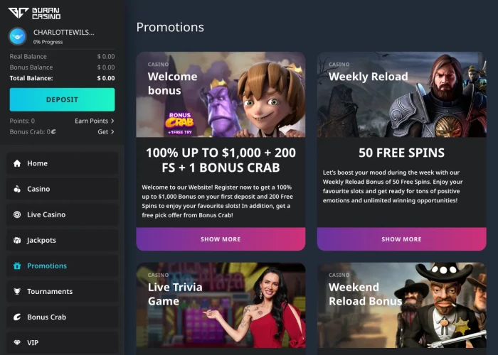 Promotions and Bonuses