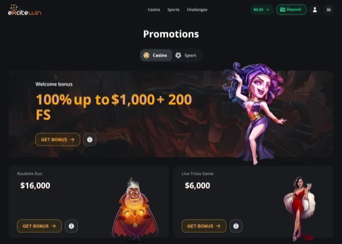 Promotions and Bonuses