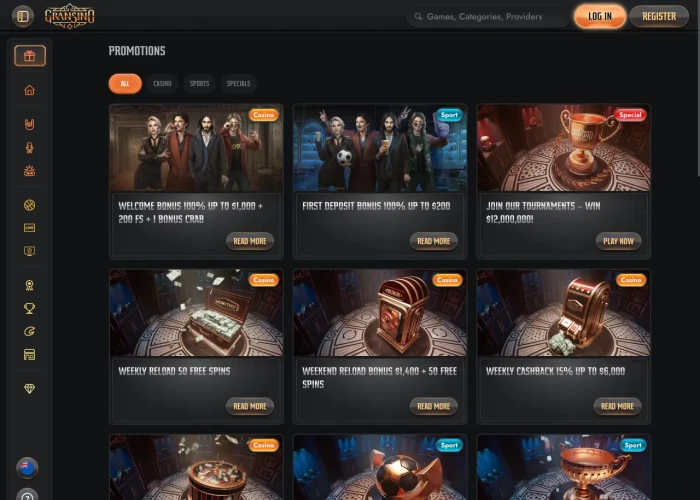 Promotions and Bonuses