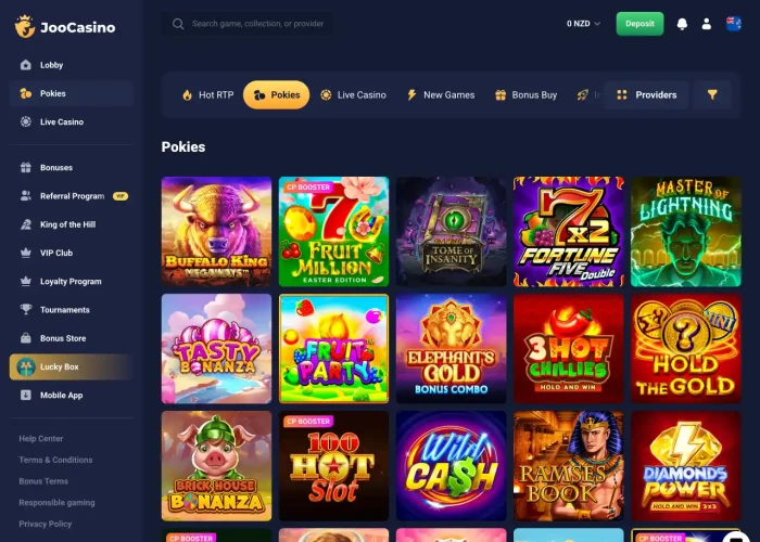 Joo Casino’s Game Selection