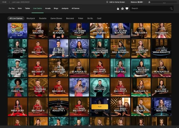 Play Live Dealer Games at Kiwi Treasures Casino