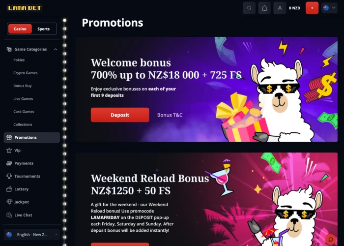 Lamabet Promotions 
