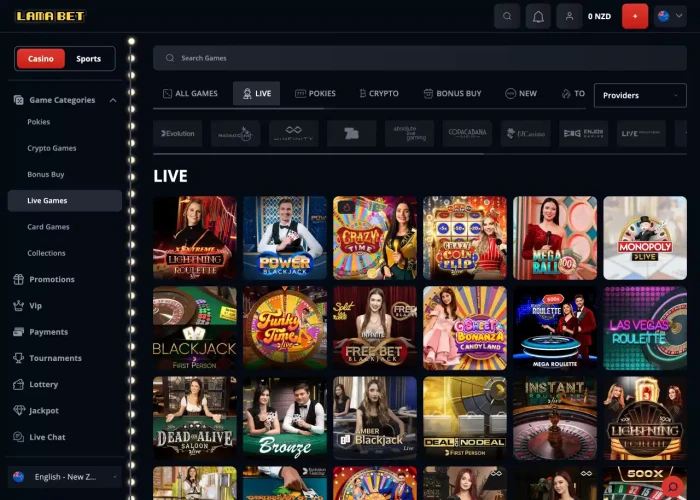 Live Dealer Games 