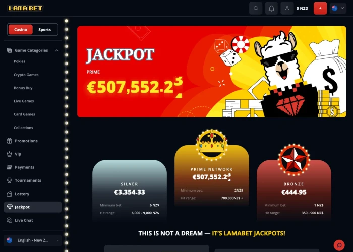 Lamabet Jackpots 