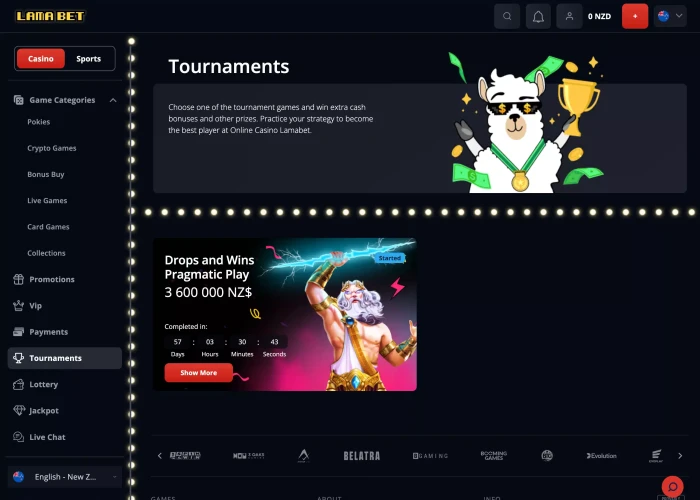 Participate in Tournaments 