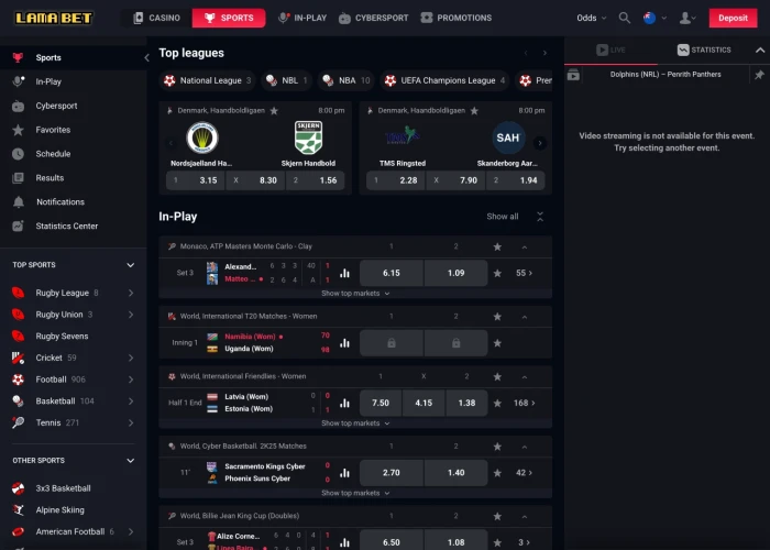 Sports Betting at Lamabet