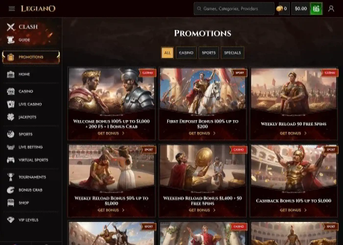 Promotions and Bonuses