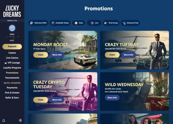 Promotions and Bonuses