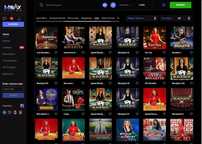 Live Dealer Games