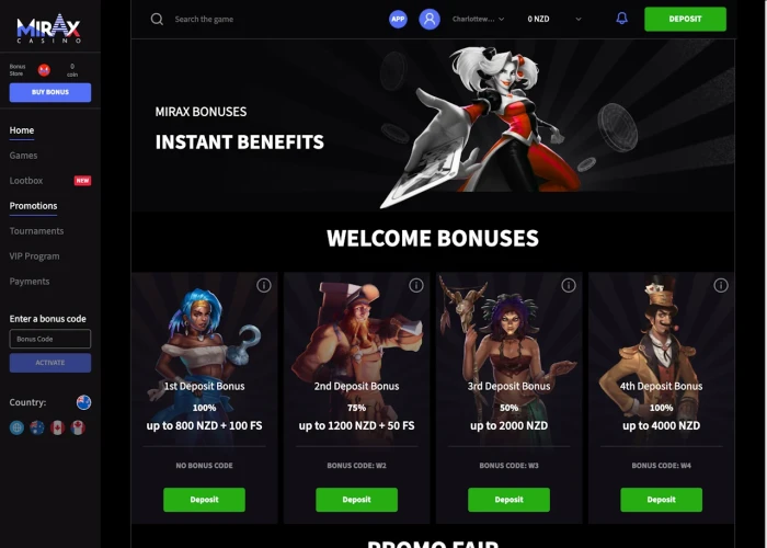 Promotions and Bonuses