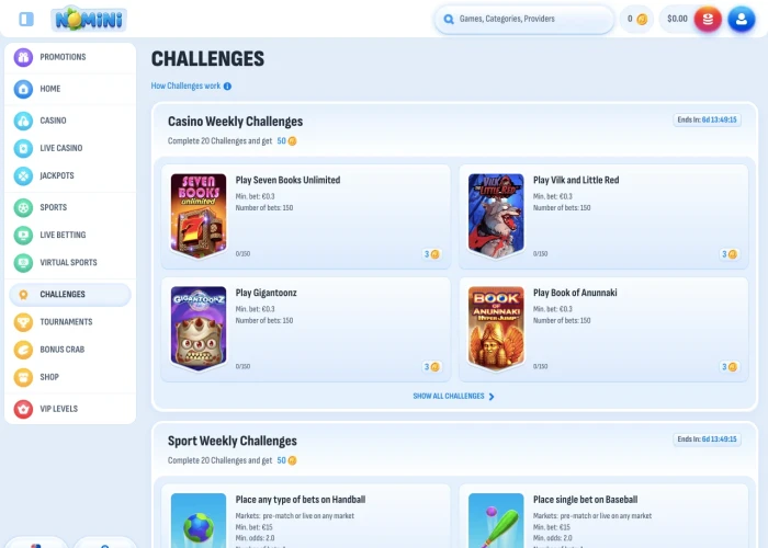 Challenges at Nomini