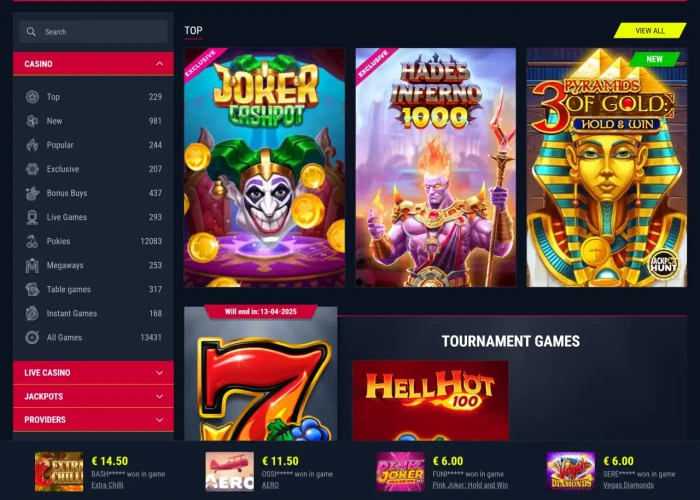 Rabona’s Game Selection