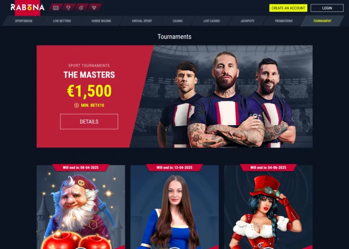 Tournaments at Rabona Casino