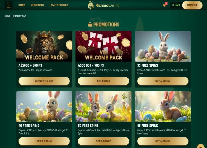 Promotions and Bonuses