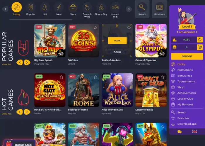 Rolling Slots’ Game Selection 