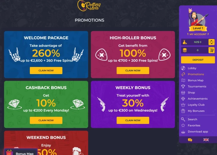 Promotions and Bonuses 