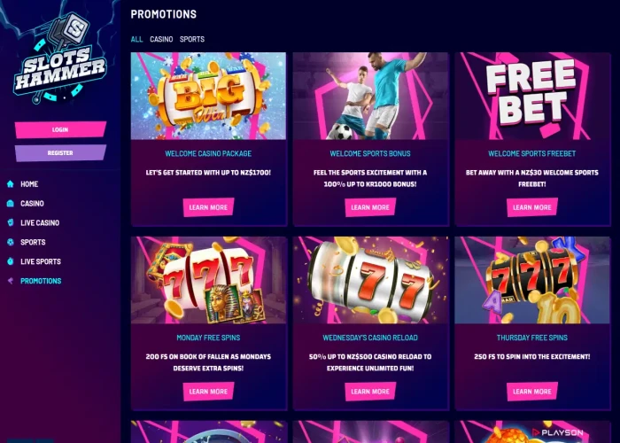 Promotions and Bonuses