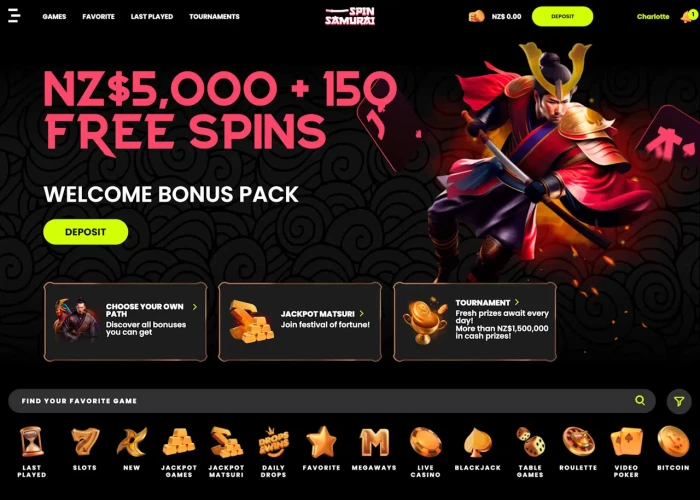 Spin Samurai’s Lobby