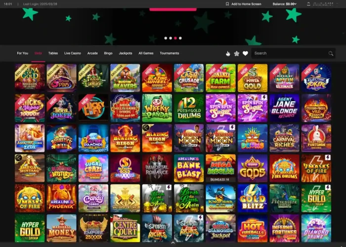 Spin Casino’s Game Selection