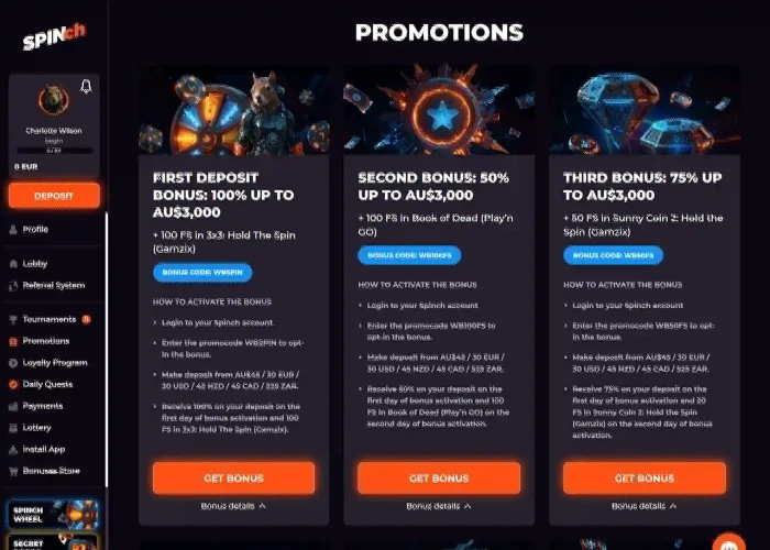Promotions and Bonuses 