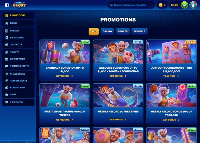 Promotions and Bonuses