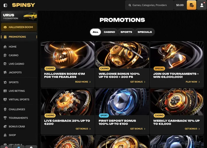 Promotions and Bonuses