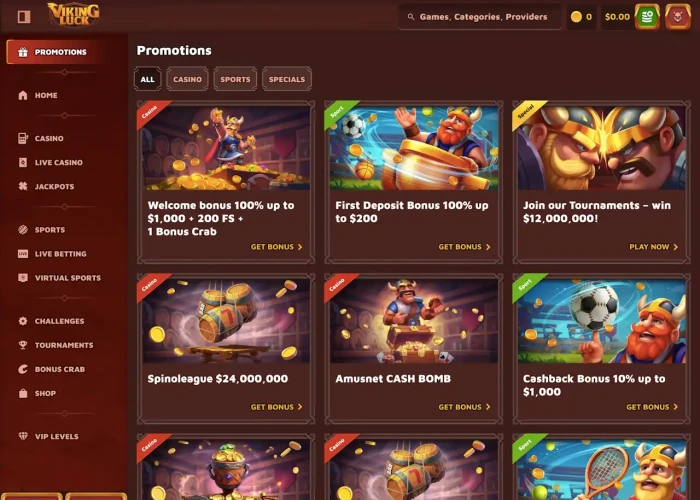 Bonuses & Promotions