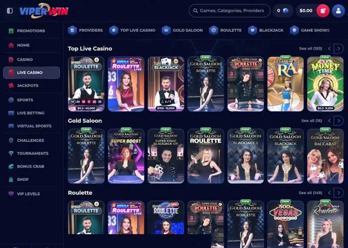 Live Dealer Games