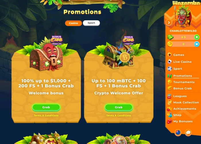 Promotions and Bonuses