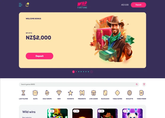 Wild Fortune’s Lobby