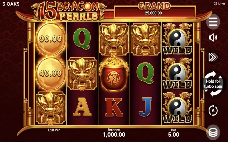 15 Dragon Pearls: Hold and Win Game