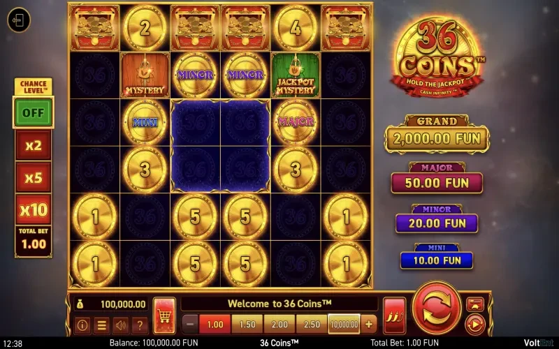 36 Coins Game