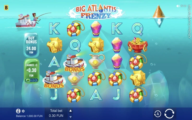 Big Atlantis Frenzy Game