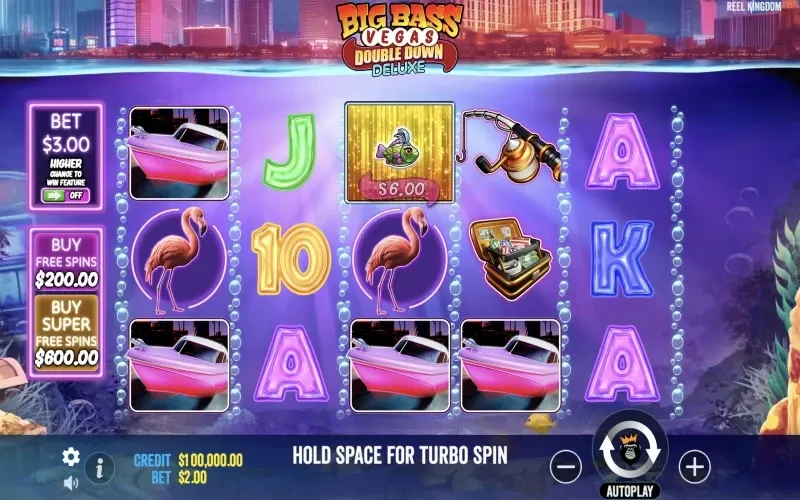 Big Bass Vegas Double Down Deluxe Game