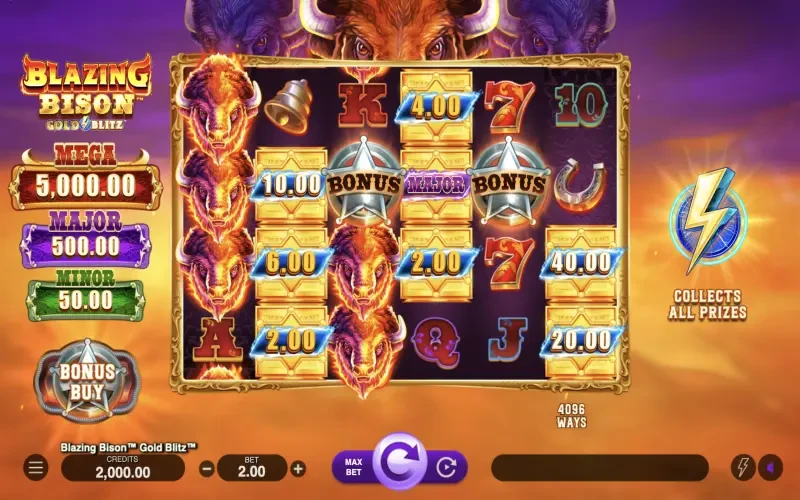Blazing Bison Gold Blitz Game