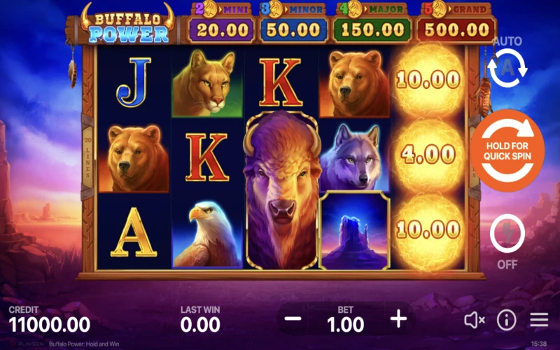 Buffalo Power: Hold and Win Game