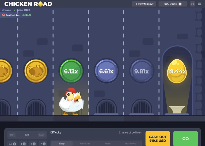Playing the Chicken Road