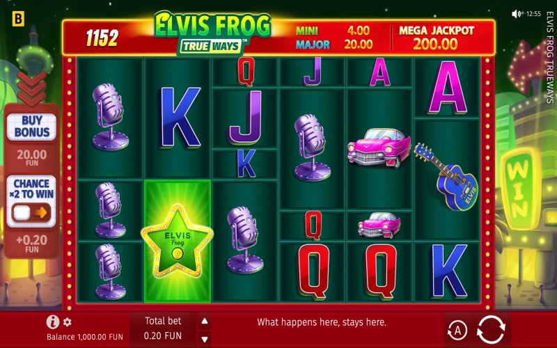 Elvis Frog TRUEWAYS Game