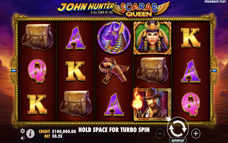 John Hunter and the Tomb of the Scarab Queen Game