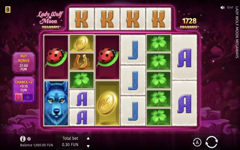 Lady Wolf Moon Megaways Game