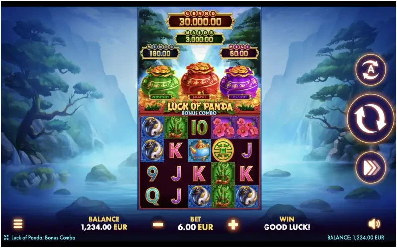 Luck of Panda: Bonus Combo Game