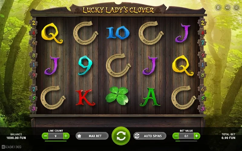 Lucky Lady’s Clover Game