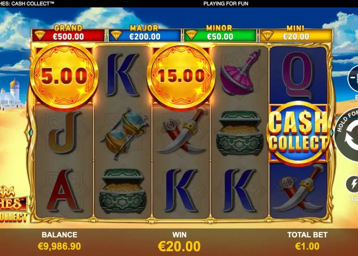 Cash Collect Sweep in Action