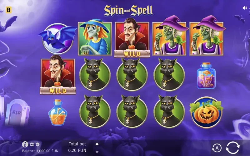 Spin and Spell Game
