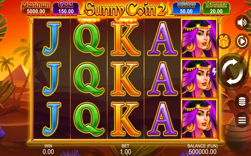 Sunny Coin 2: Hold the Spin Game