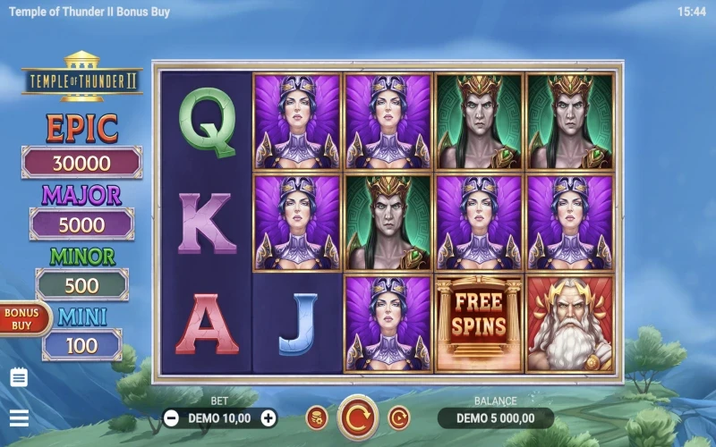 Temple of Thunder II Bonus Buy Game